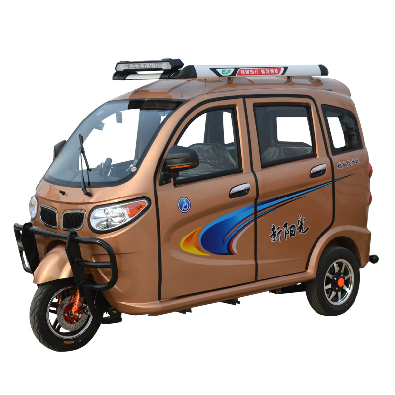 Sheng Kai SKP-FDP01 Custom Service 3 Seats Electric tricycle Low Priceclosed three wheel Passenger