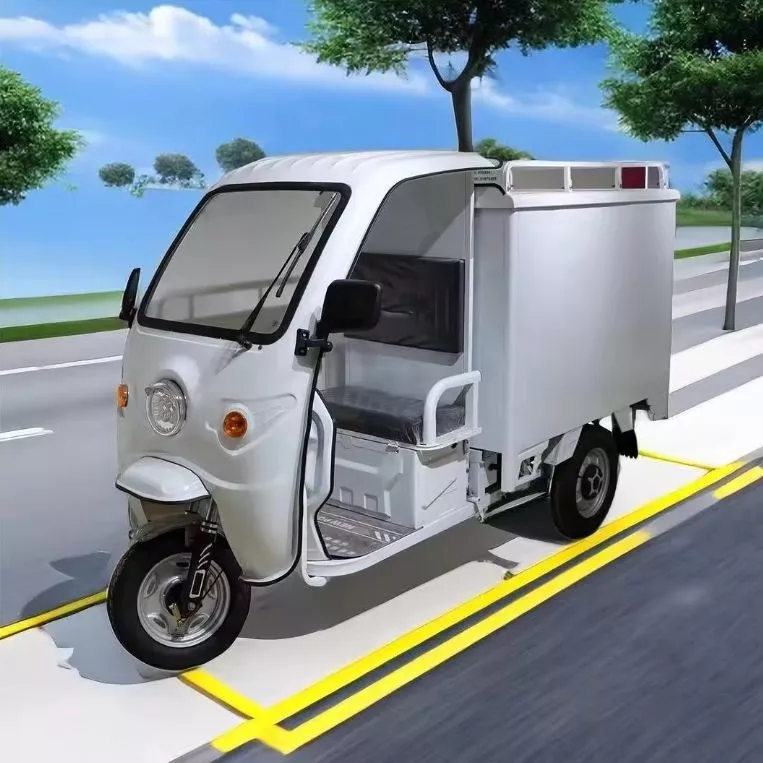 Electric Van Truck Tricycle with 200KM long Range per Charged Hybrid Electric Tricycle